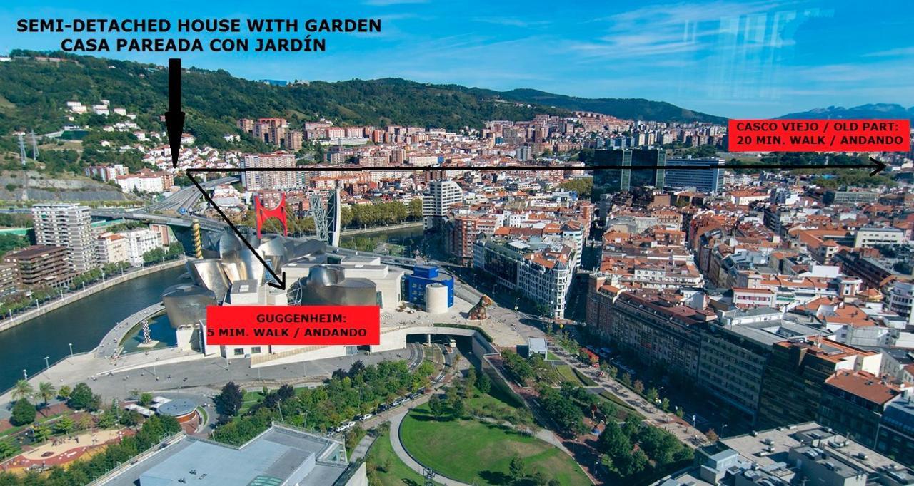Estudio A 5 Min Guggenheim Bilbao Eksteriør billede
